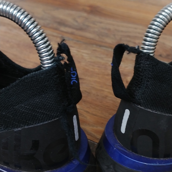 Nike Epic React Flyknit Black Racer Blue - Picture 4 of 13